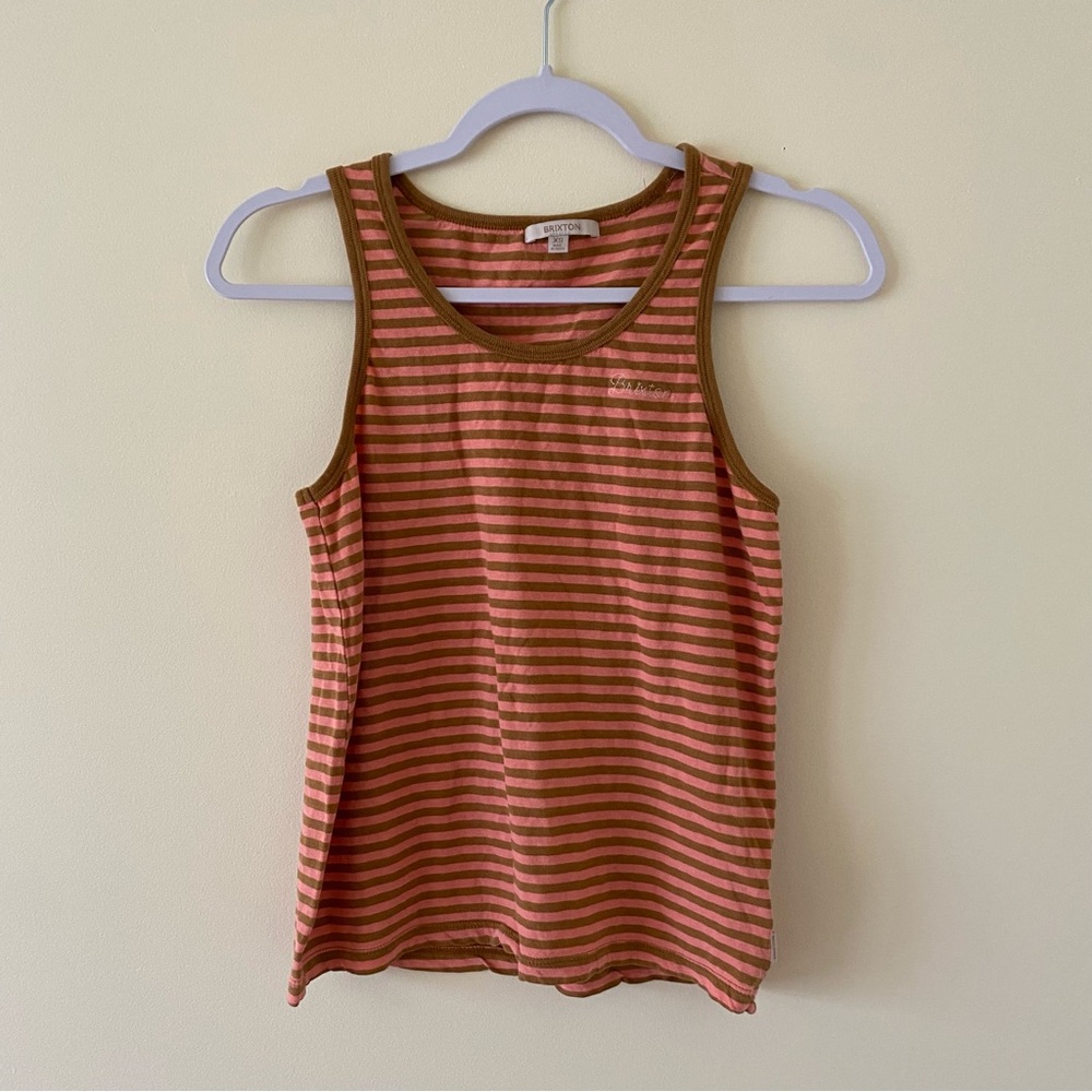 Brixton XS striped surf tank top